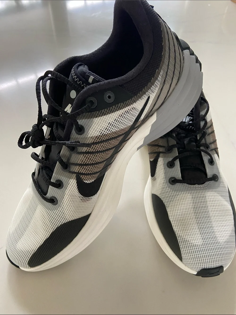 Nike Men’s Black, White and Gray Athletic Running Shoes - Picture 2 of 16